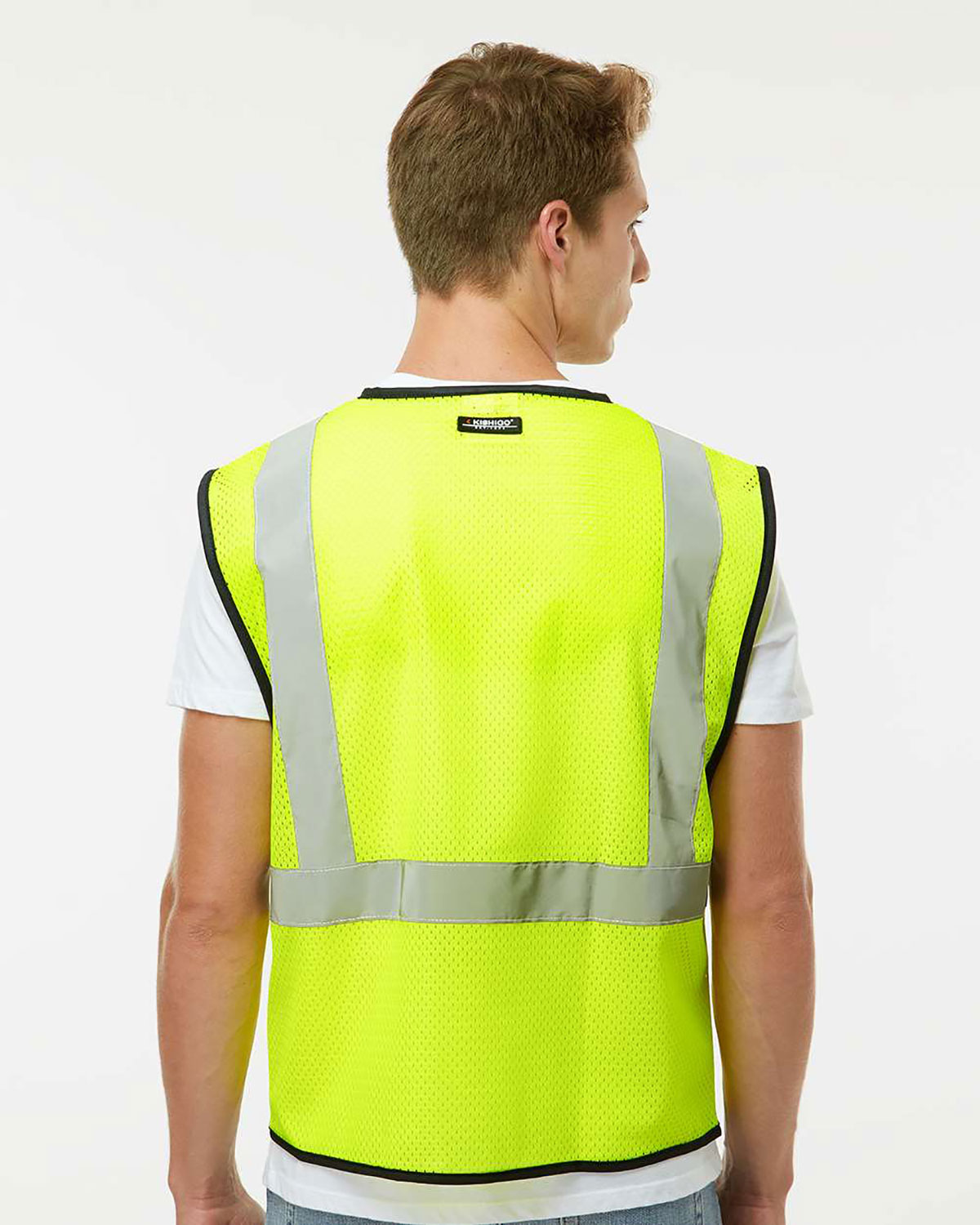Kishigo 1571-1572 Unisex Hook-and-Loop Mesh Vest view 2