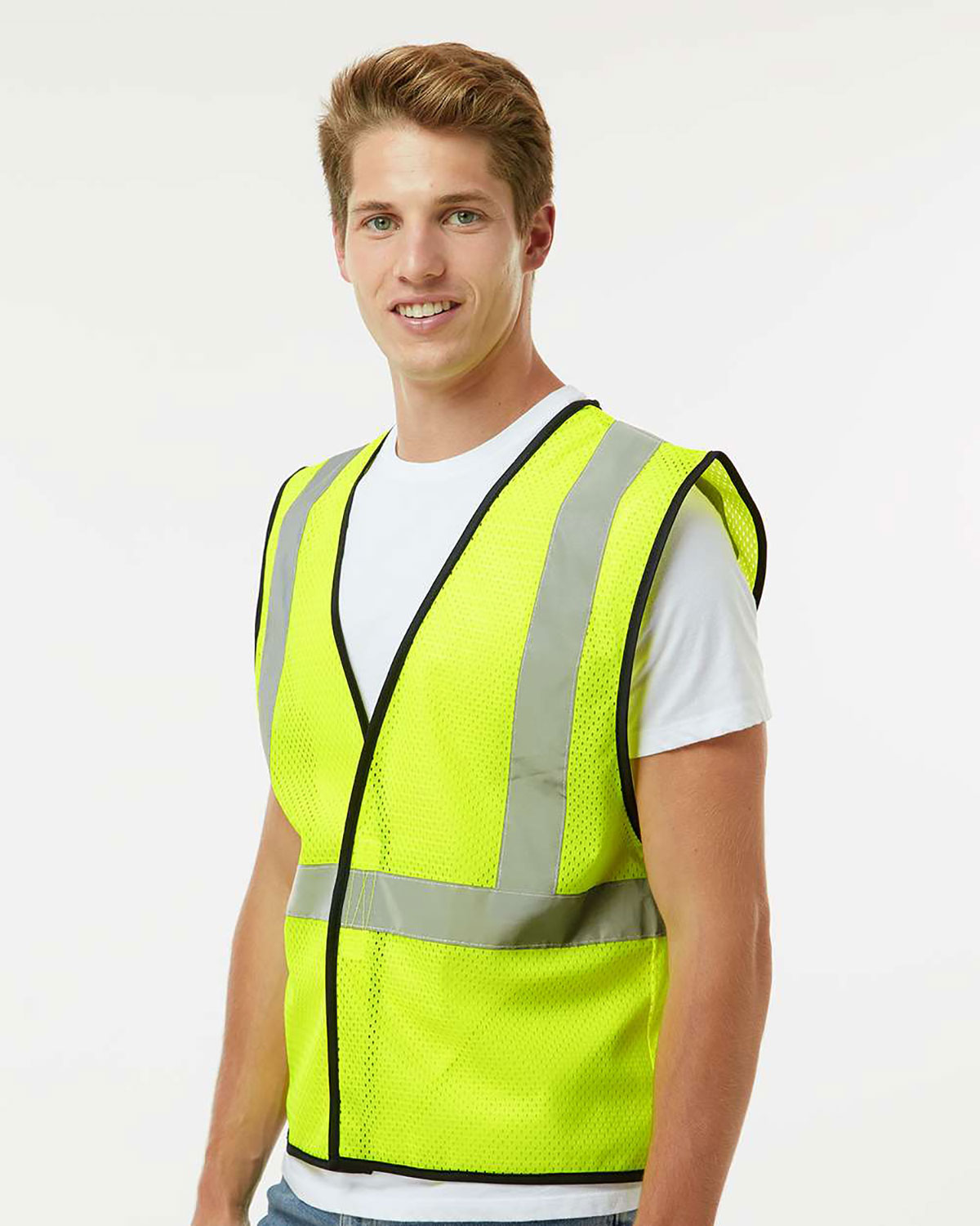 Kishigo 1571-1572 Unisex Hook-and-Loop Mesh Vest view 3
