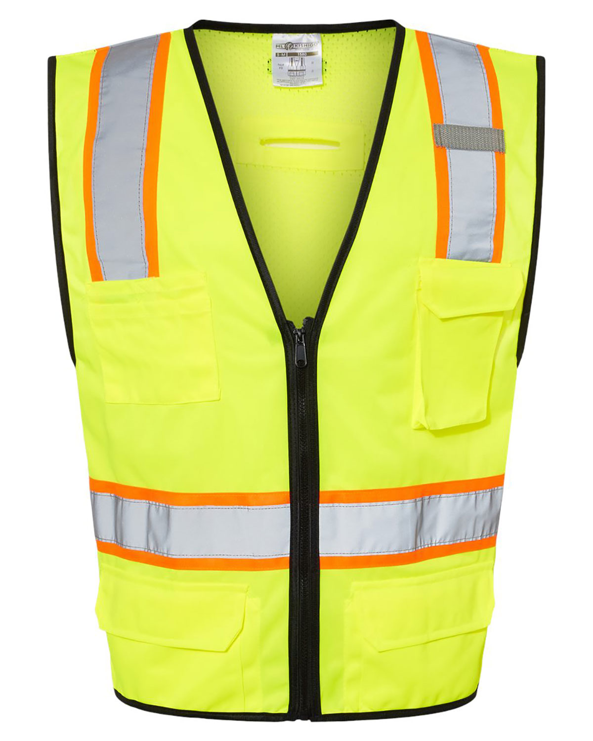 Kishigo 1580-1581 Unisex 6 Pocket Contrast Class 2 Vest