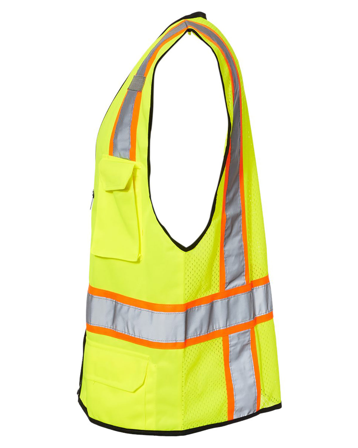 Kishigo 1580-1581 Unisex 6 Pocket Contrast Class 2 Vest view 3