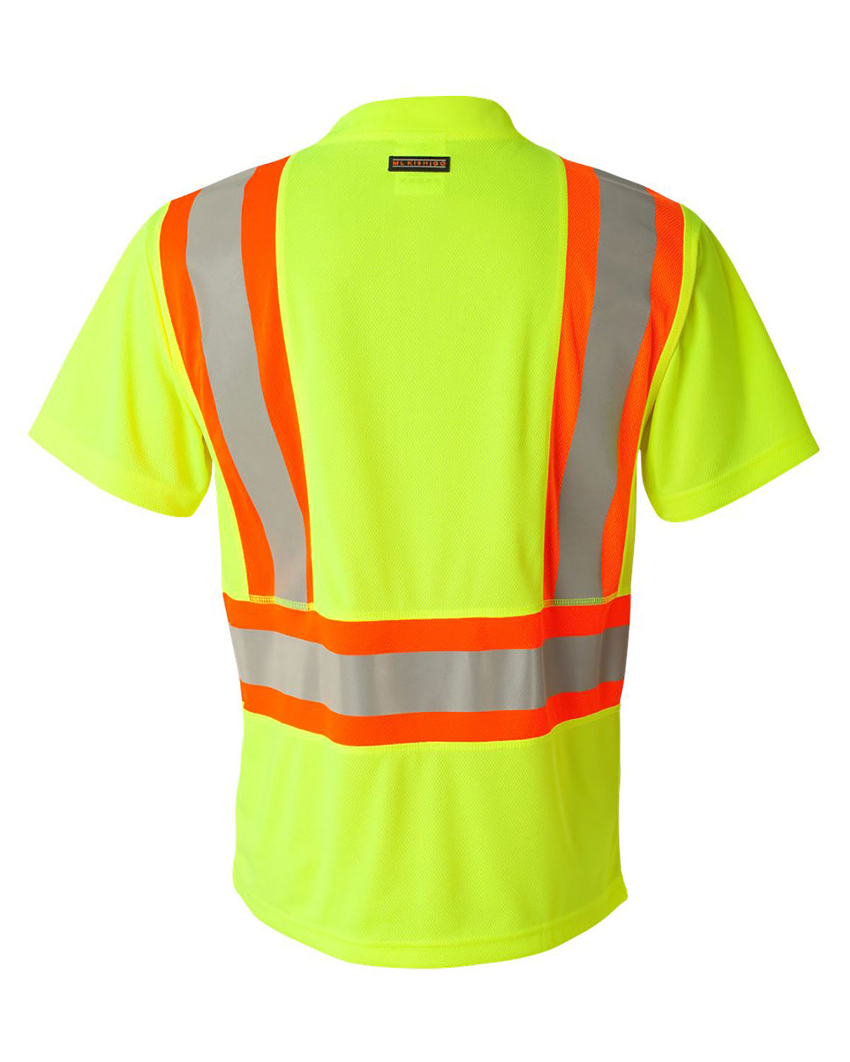 Kishigo 9120-9121 Unisex Class 2 Flat Stitch Self-Fabric Panels T-Shirt view 2