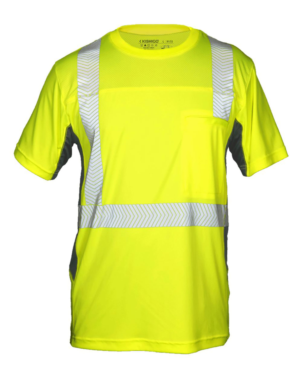 Kishigo 9173 Unisex Premium Black Series� Cool Touch Class 2 T-Shirt