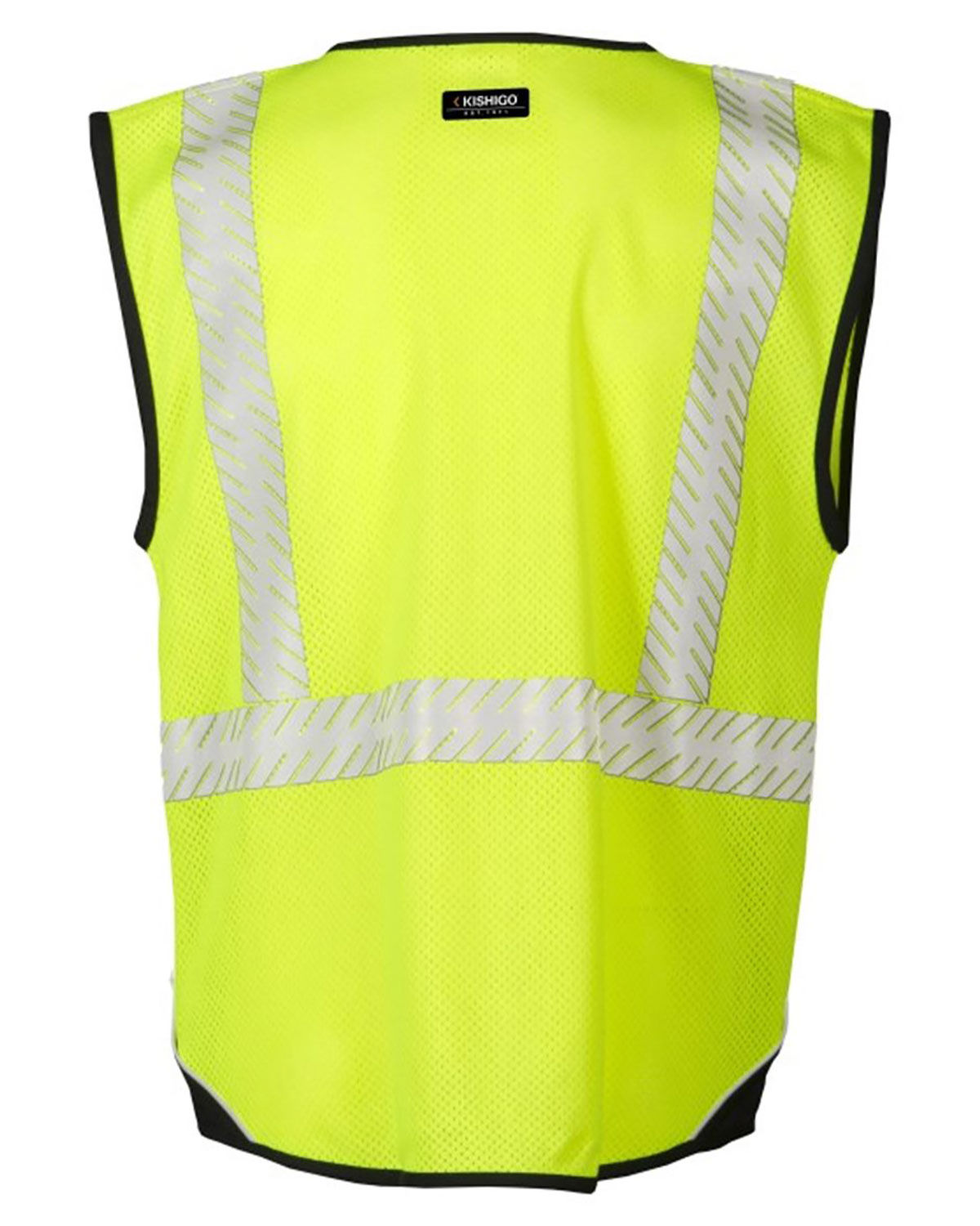 Kishigo FM410 Unisex Premium Black Series� FR Black Bottom Mesh Vest view 2