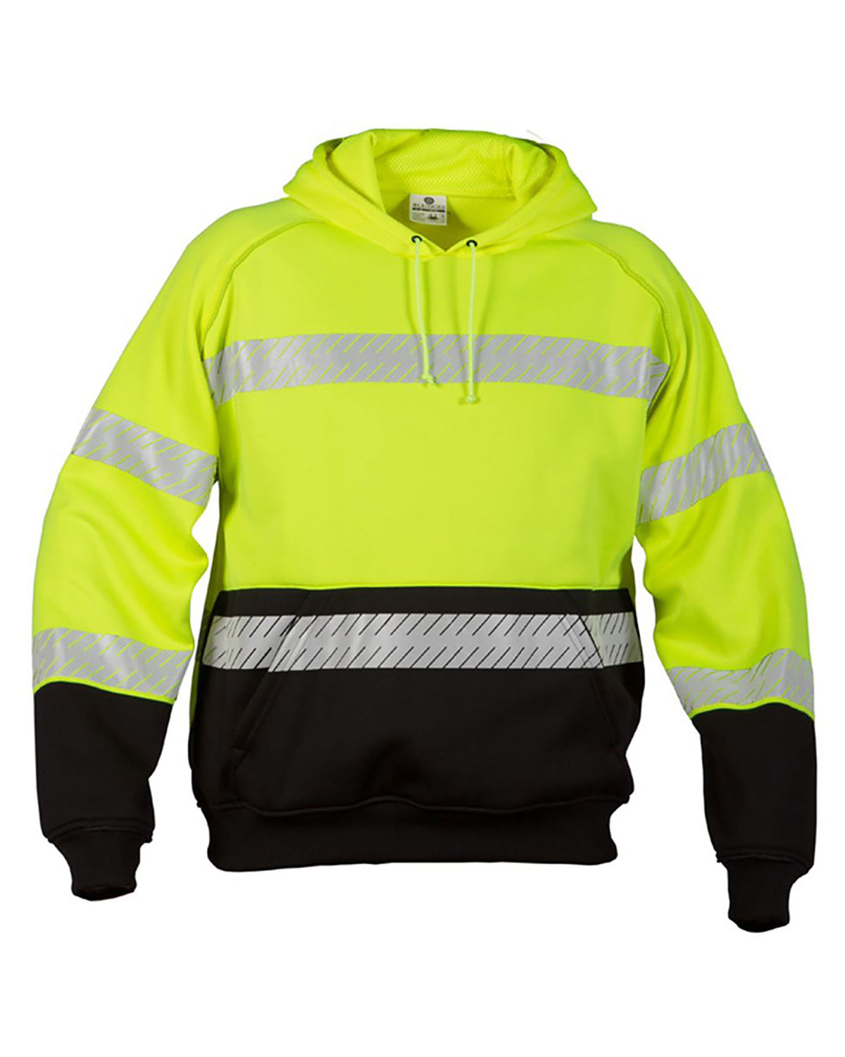 Kishigo JS142-143 Unisex Premium Black Series� Pull Over Hooded Sweatshirt