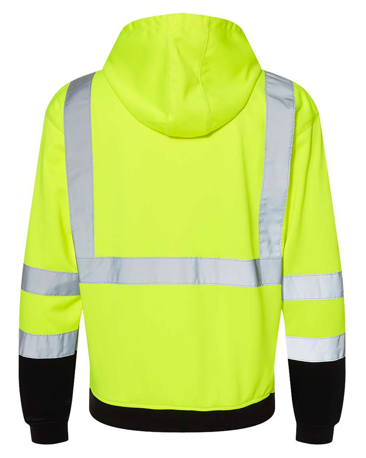Kishigo JS154 Unisex Hi-Vis Hooded Sweatshirt view 2