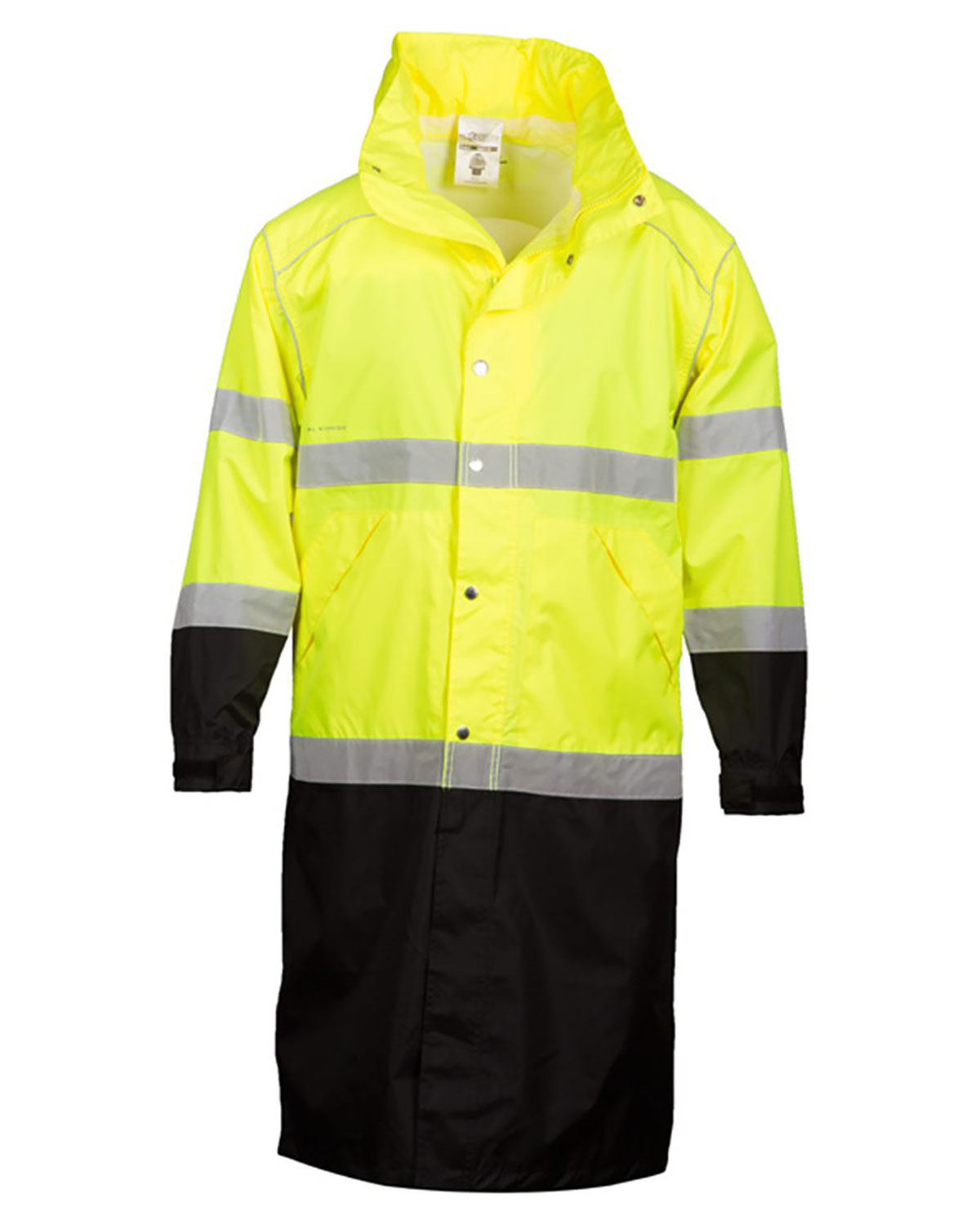 Kishigo RWJ108-109 Unisex Premium Brilliant Series� Long Rain Coat