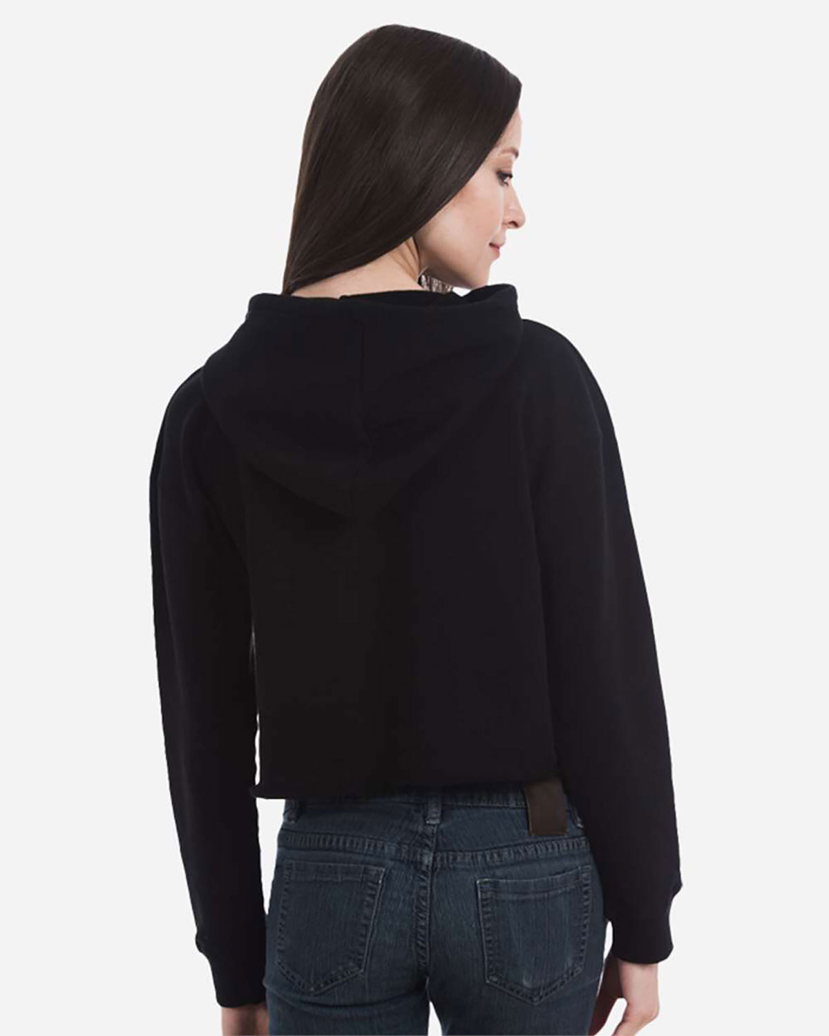 Lane Seven LS12000 Women's Cropped Hoodie Sweatshirt view 2