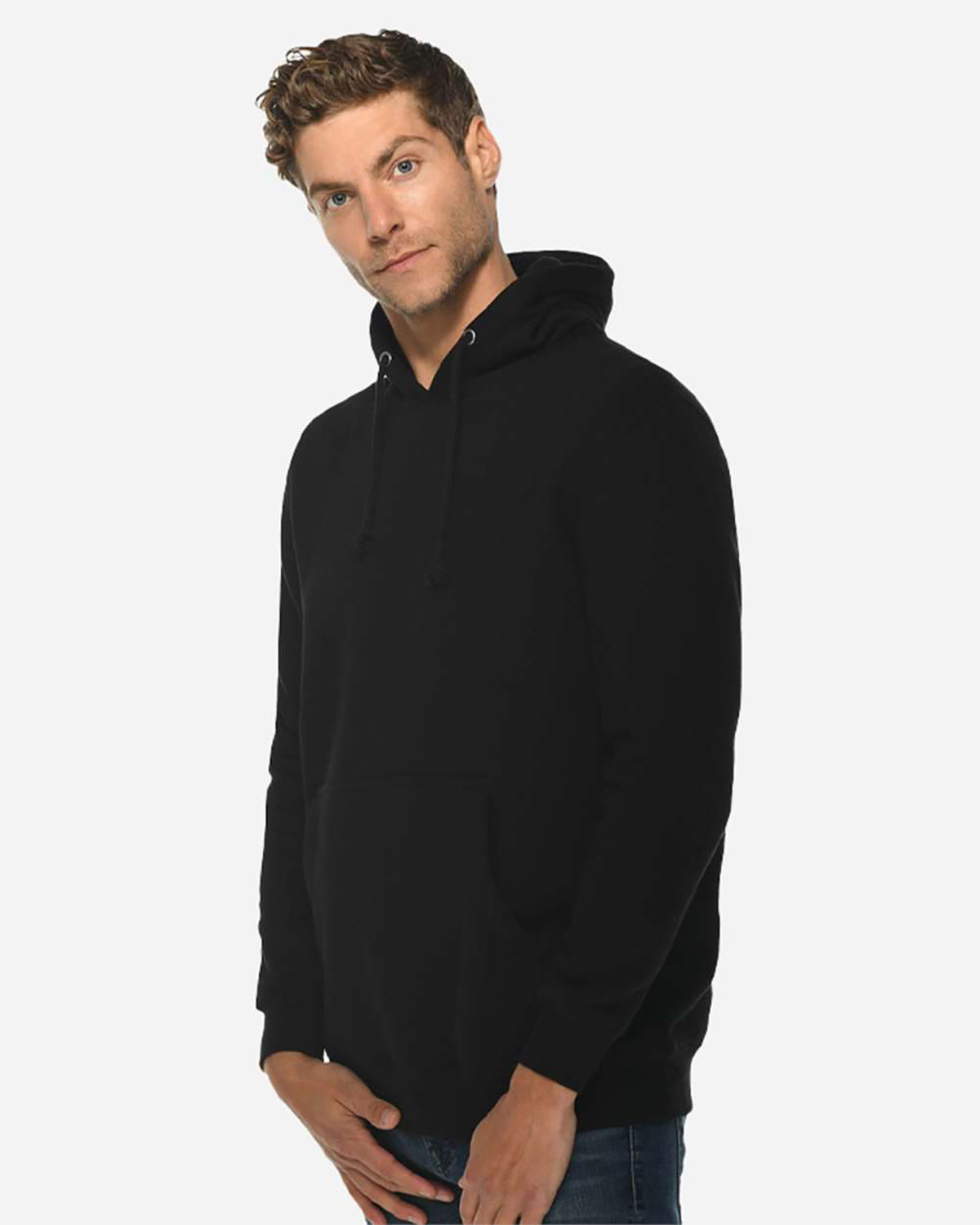 Lane Seven LS19001 Unisex Heavyweight Hoodie Sweatshirt view 3