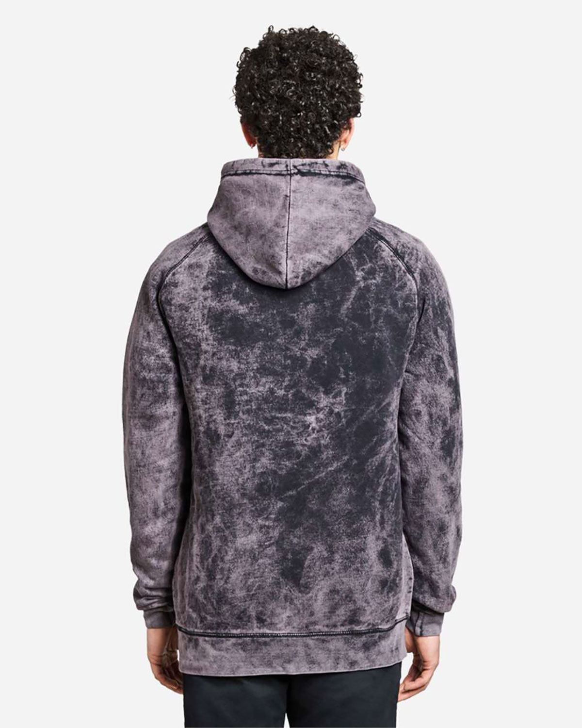 Lane Seven LST004 Unisex Vintage Raglan Hoodie Sweatshirt view 2