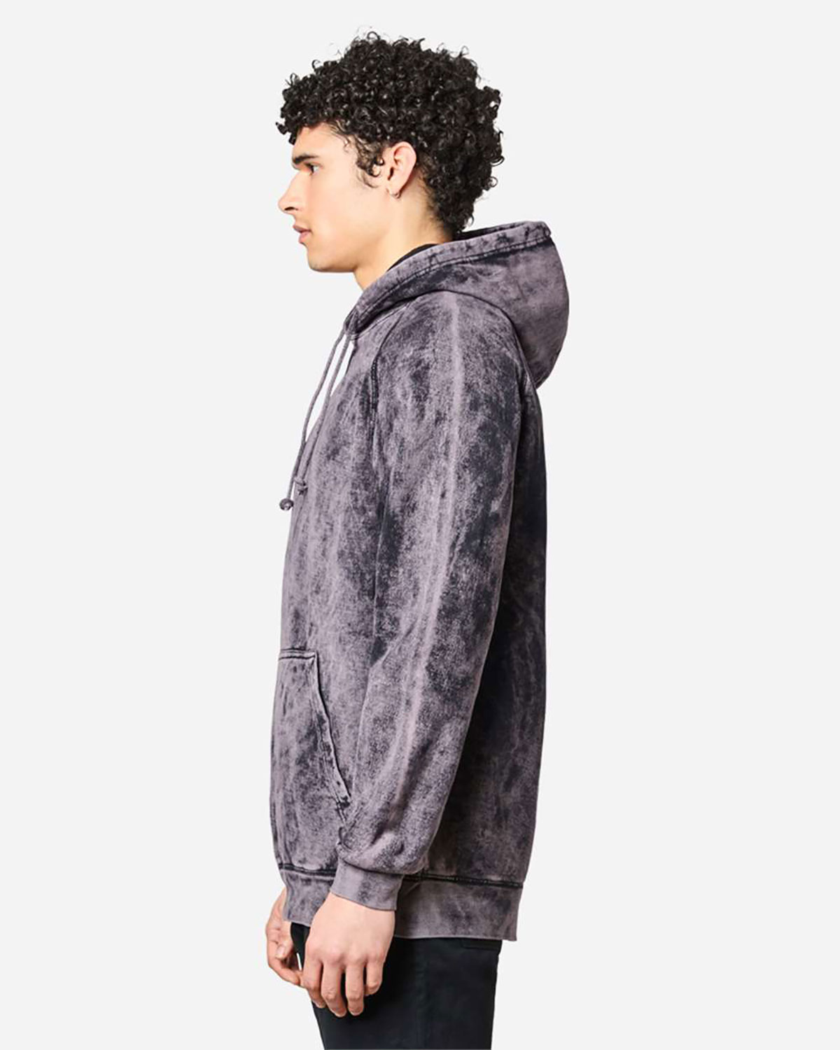 Lane Seven LST004 Unisex Vintage Raglan Hoodie Sweatshirt view 3