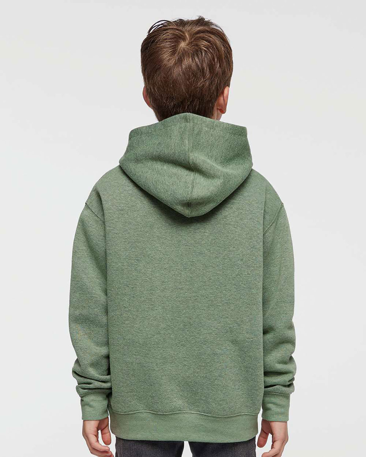 LAT 2296 Youth Hoodie Sweatshirt view 2