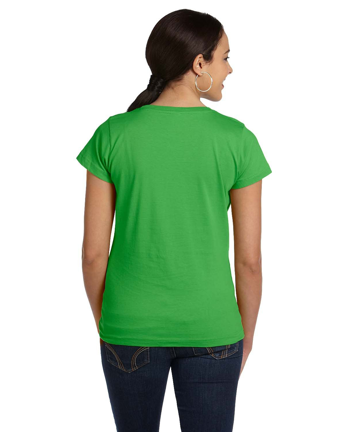 LAT 3516 Women's Fine Jersey Tee view 2