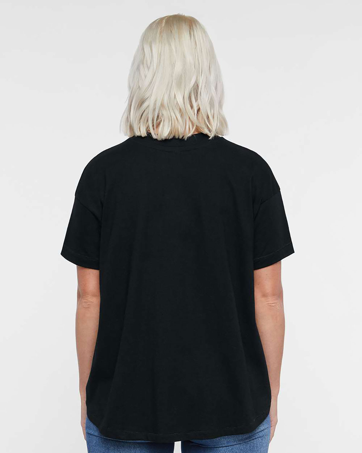 LAT 3519 Women's Hi-Lo Tee view 2