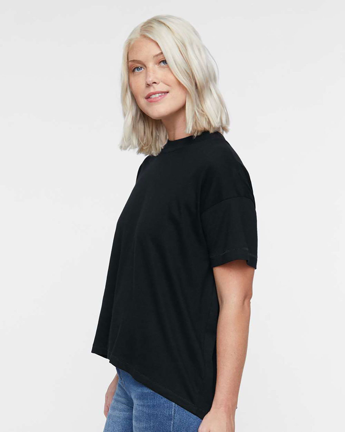 LAT 3519 Women's Hi-Lo Tee view 3