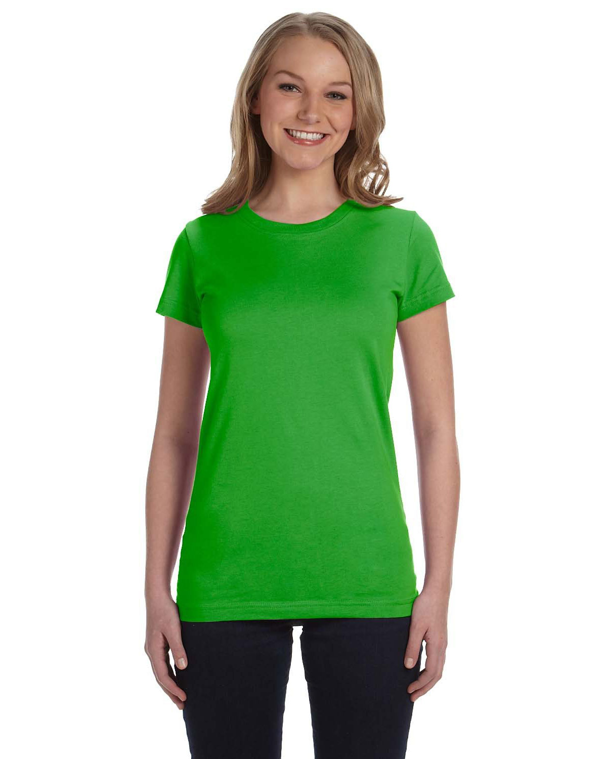 LAT 3616 Women's Fitted Fine Jersey Tee
