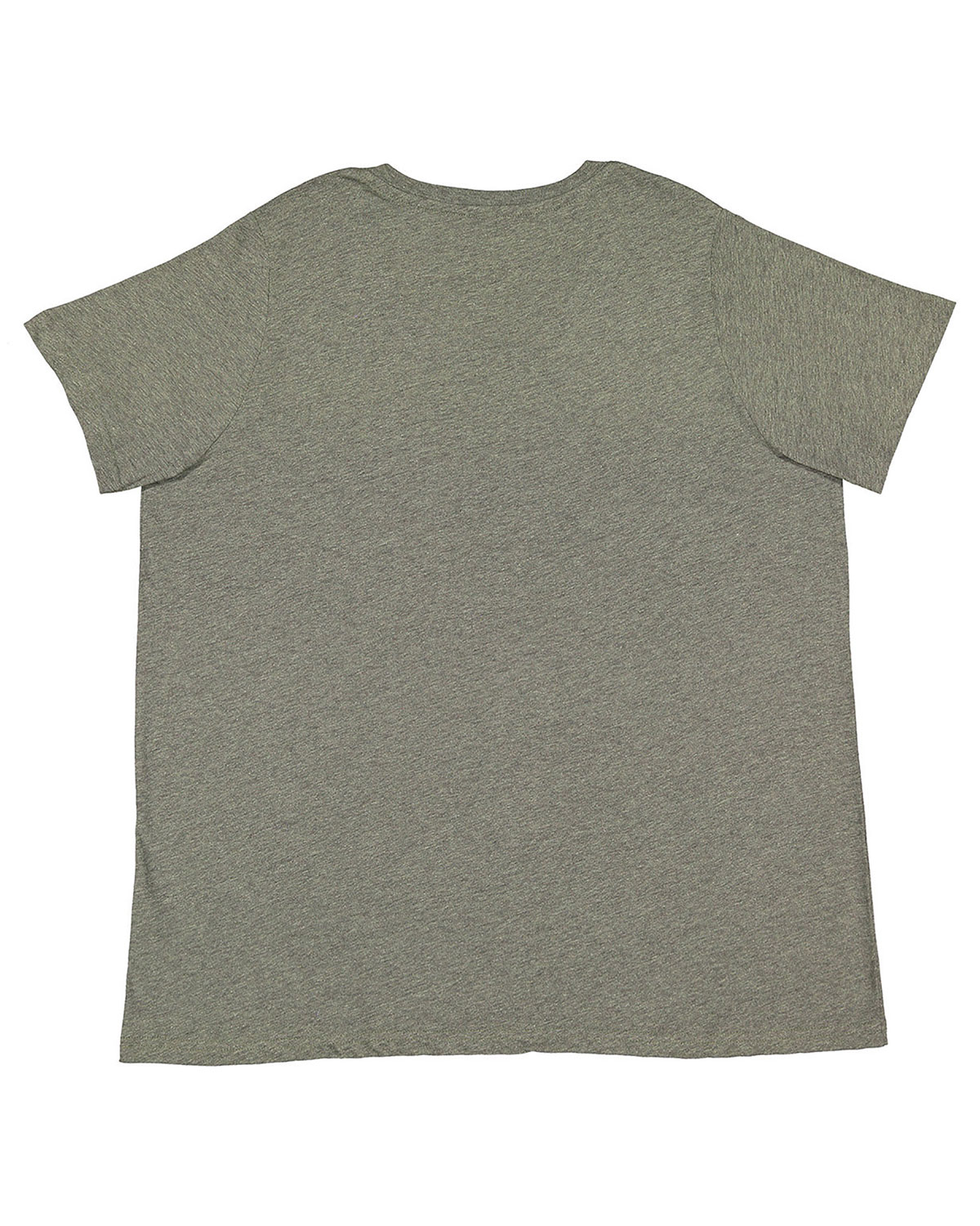 LAT 3816 Women's Curvy Collection Fine Jersey Tee view 2