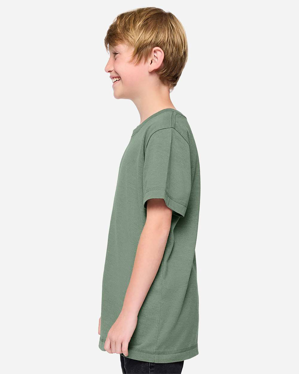 LAT 6102 Youth Vintage Wash Tee view 3