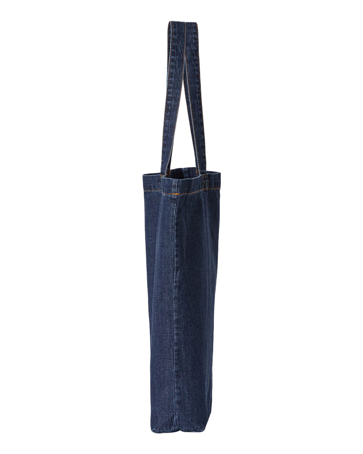Liberty Bags 7761A Cotton Denim Gusseted Tote Bag view 3