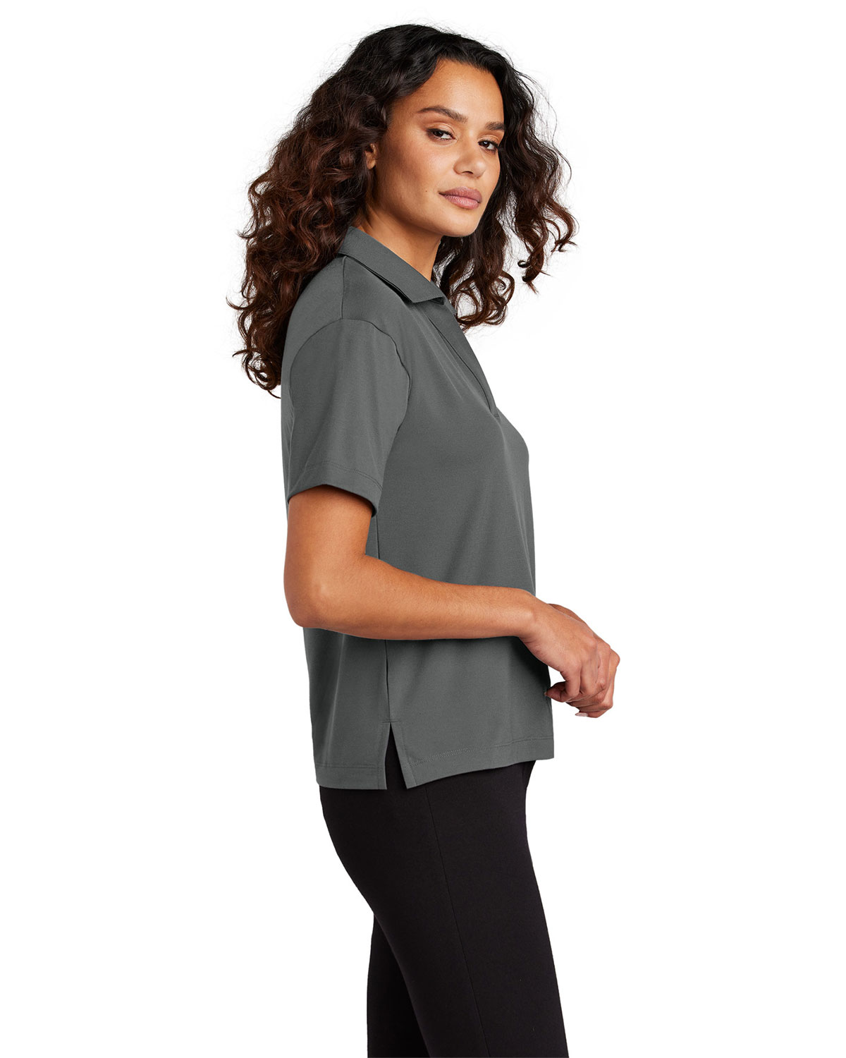 Mercer+Mettle MM1015 Women's Stretch Jersey Polo view 3