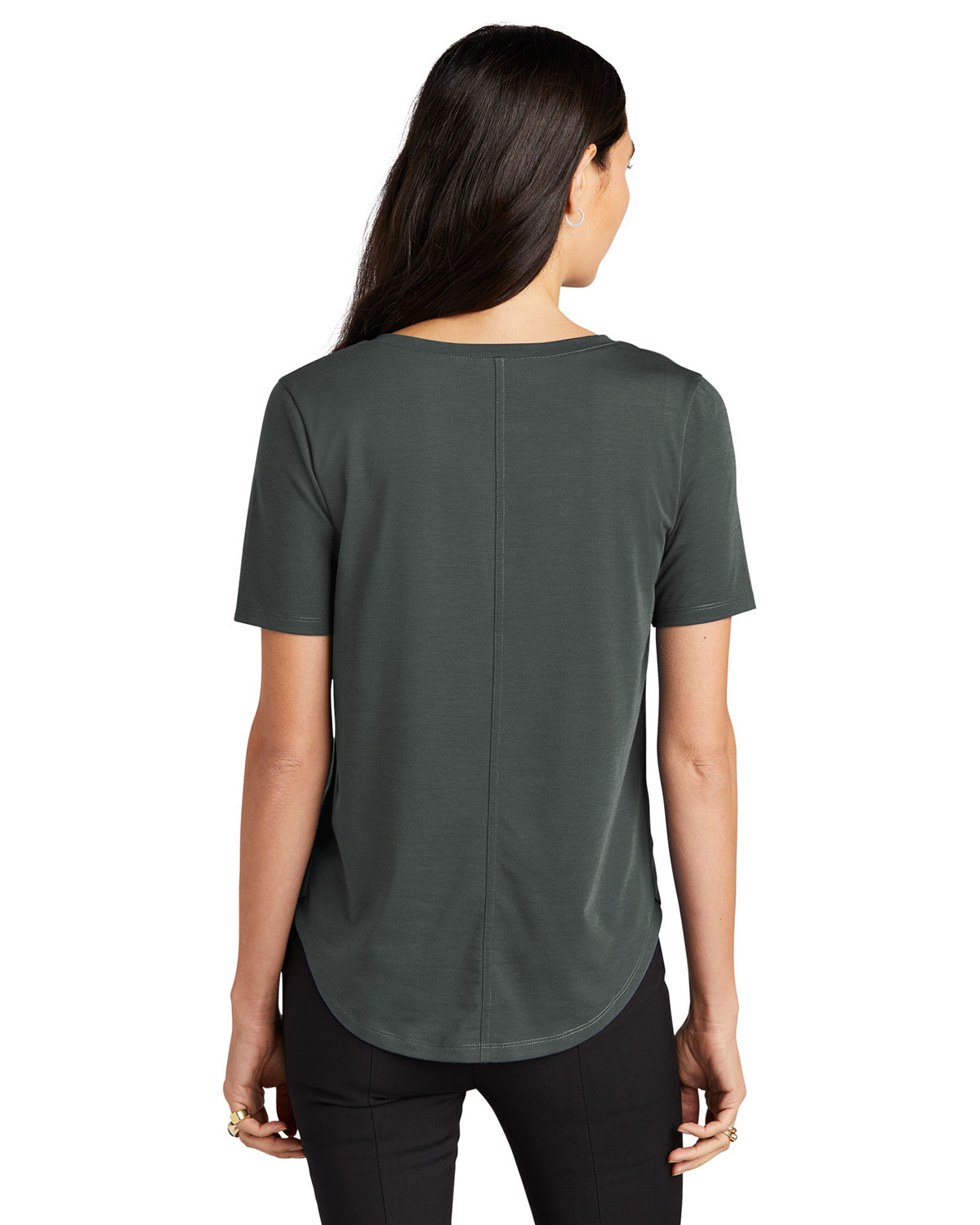 Mercer+Mettle MM1017 Women's Stretch Jersey Relaxed Scoop view 2
