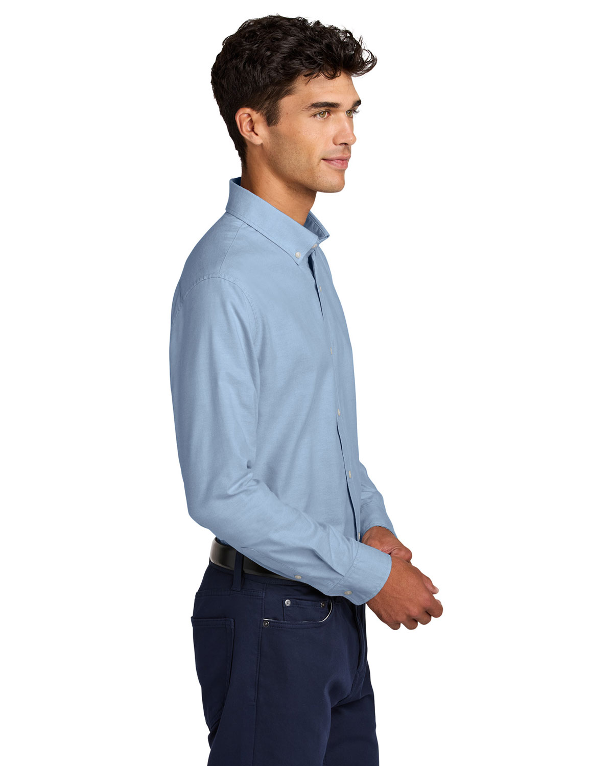 Mercer+Mettle MM2002 Long Sleeve Modern Oxford Shirt view 3