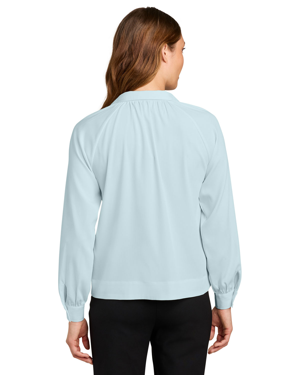 Mercer+Mettle MM2019 Women's Long Sleeve Buttery Soft Popover Blouse view 2