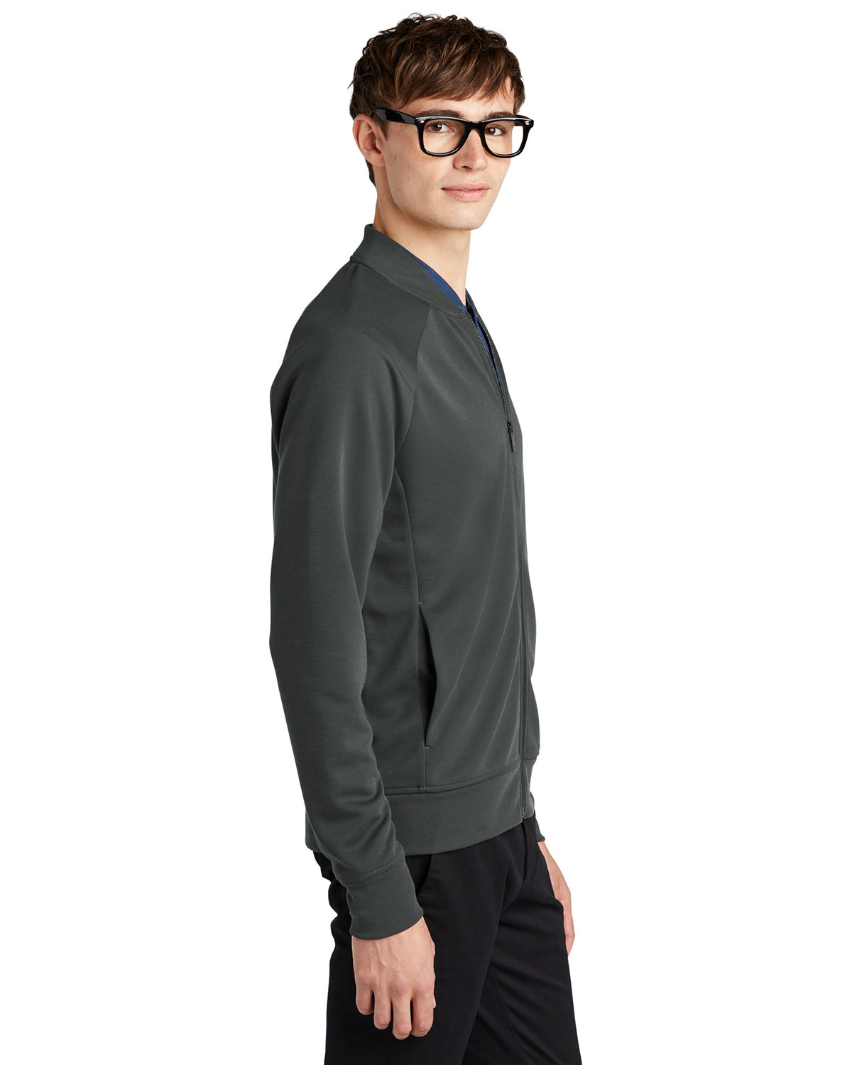 Mercer+Mettle MM3000 Double-Knit Bomber view 3