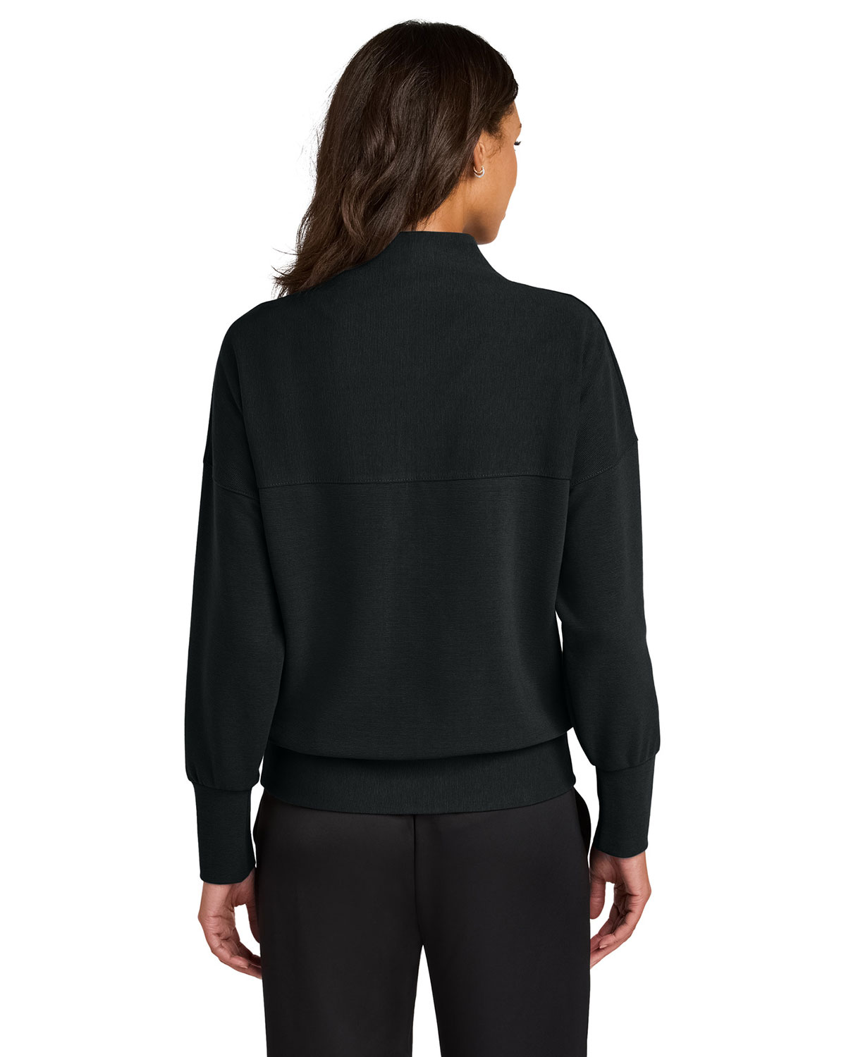 Mercer+Mettle MM3041 Women's Linear Texture 1/4-Zip view 2