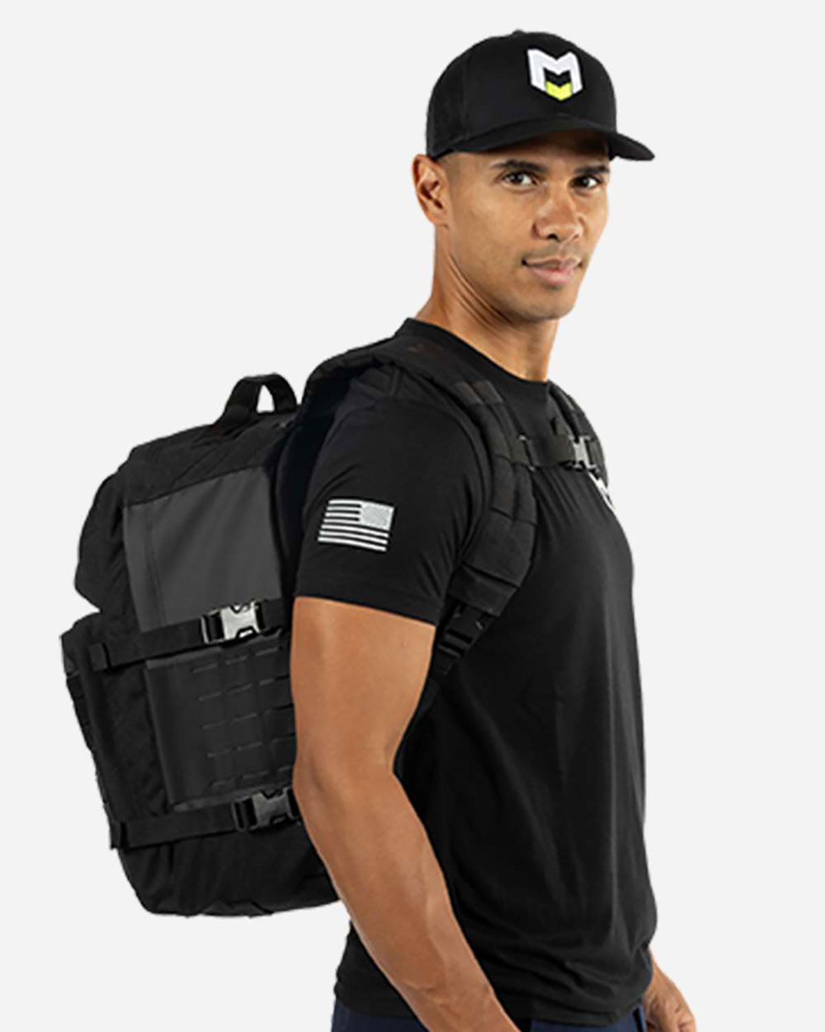MERET DL37 Delta 37L Black Backpack view 3
