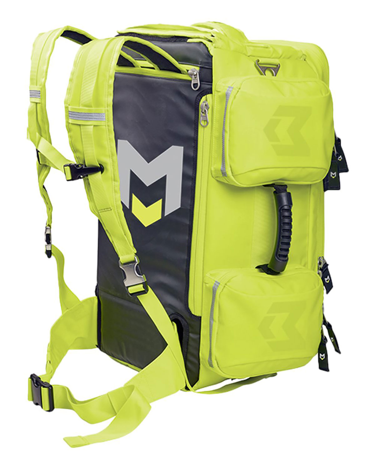 MERET M8101HV OMNI� PRO X High Viz Yellow Convertible Backpack Bag view 2