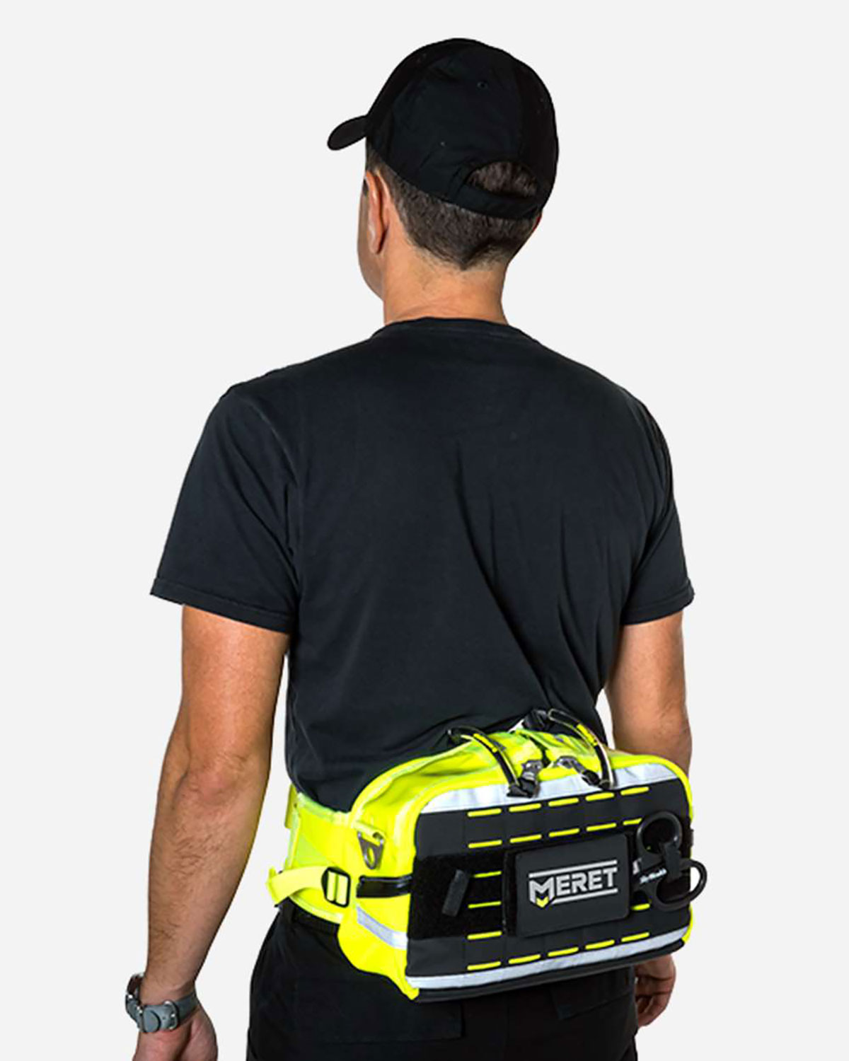 MERET M8110HV FIRST-IN� PRO X High Viz Yellow Waist Pack view 2