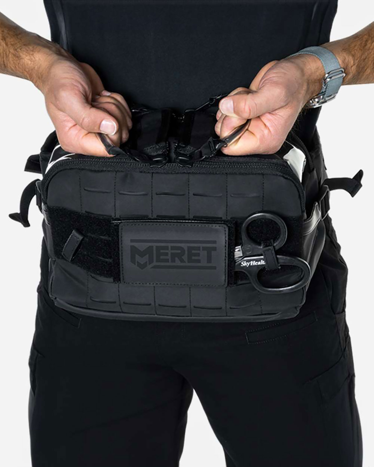 MERET M8110TB FIRST-IN� PRO X Black Waist Pack view 3