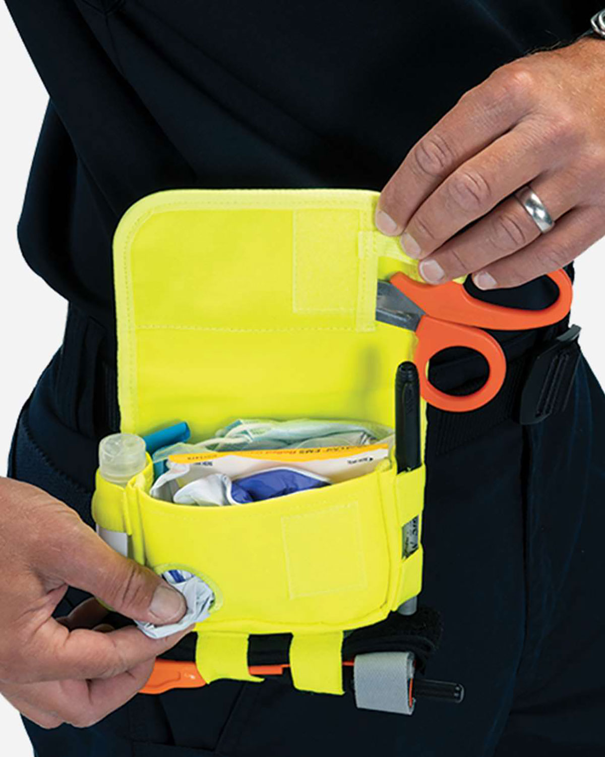 MERET M8120-HV EFAK� PRO X High Viz Yellow Waist Pack view 3