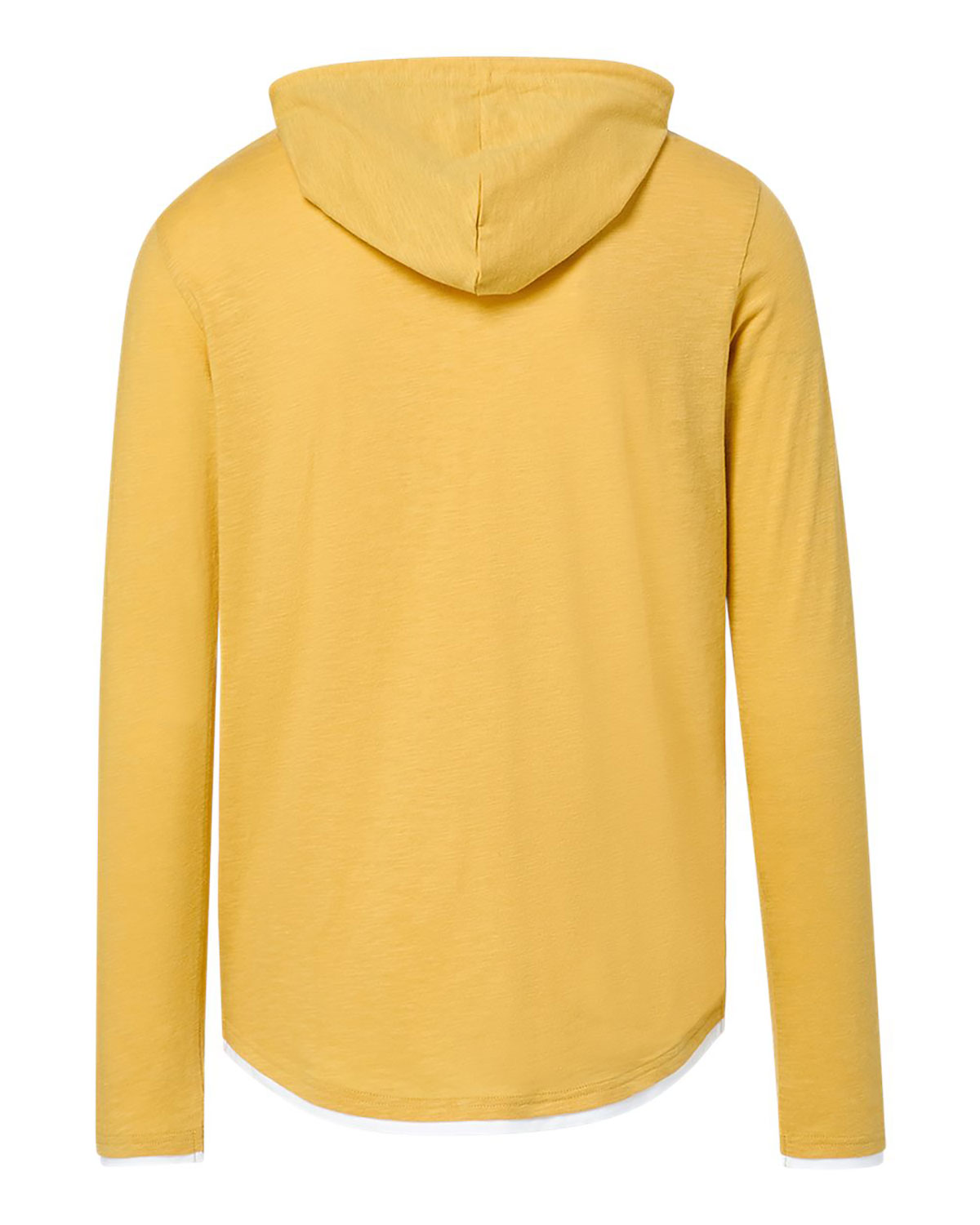 MV Sport 24401 Unisex Miles Slub Hooded Long Sleeve T-Shirt view 2