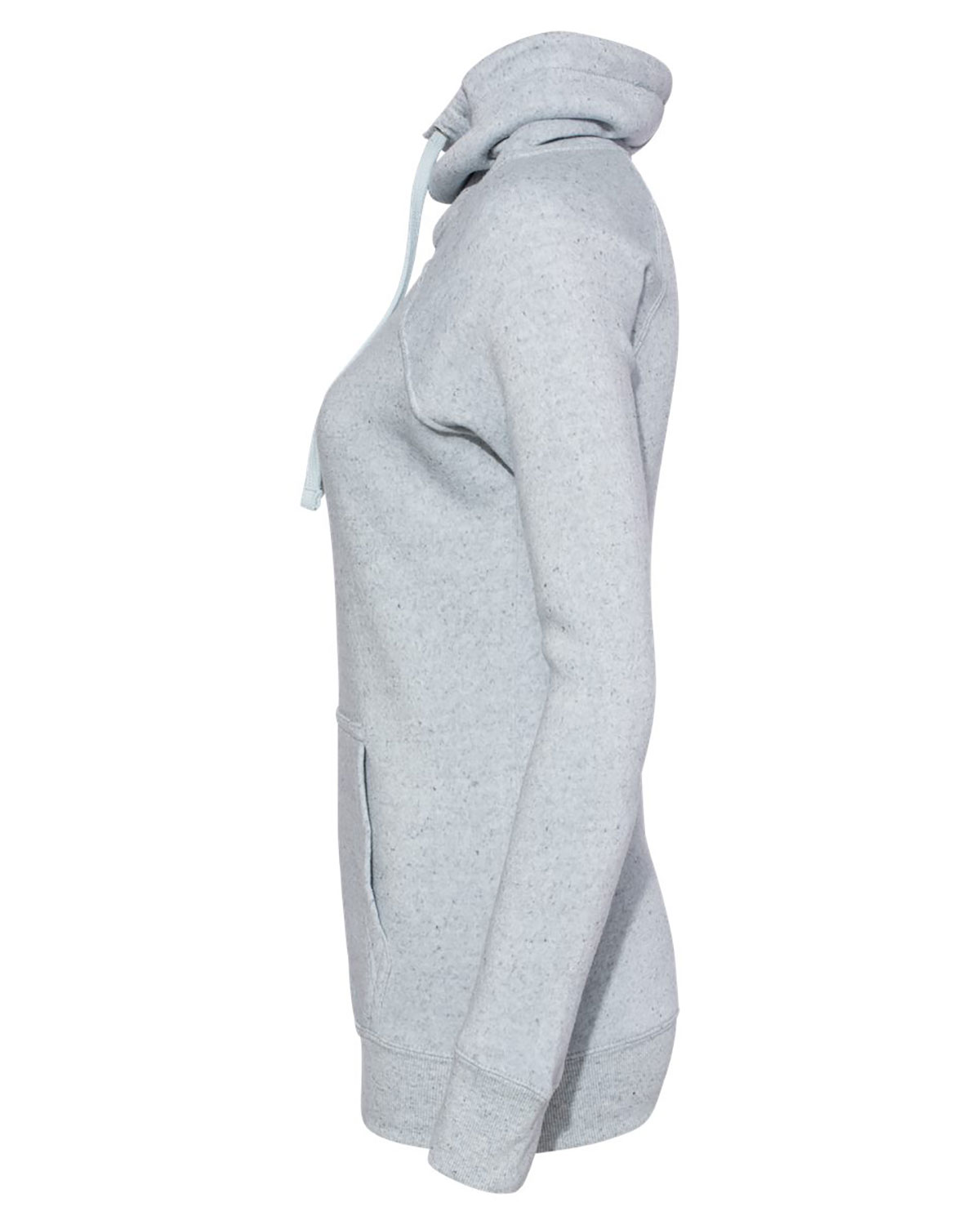 MV Sport W20155 Women�s Space-Dyed Cowl Neck Sweatshirt view 3