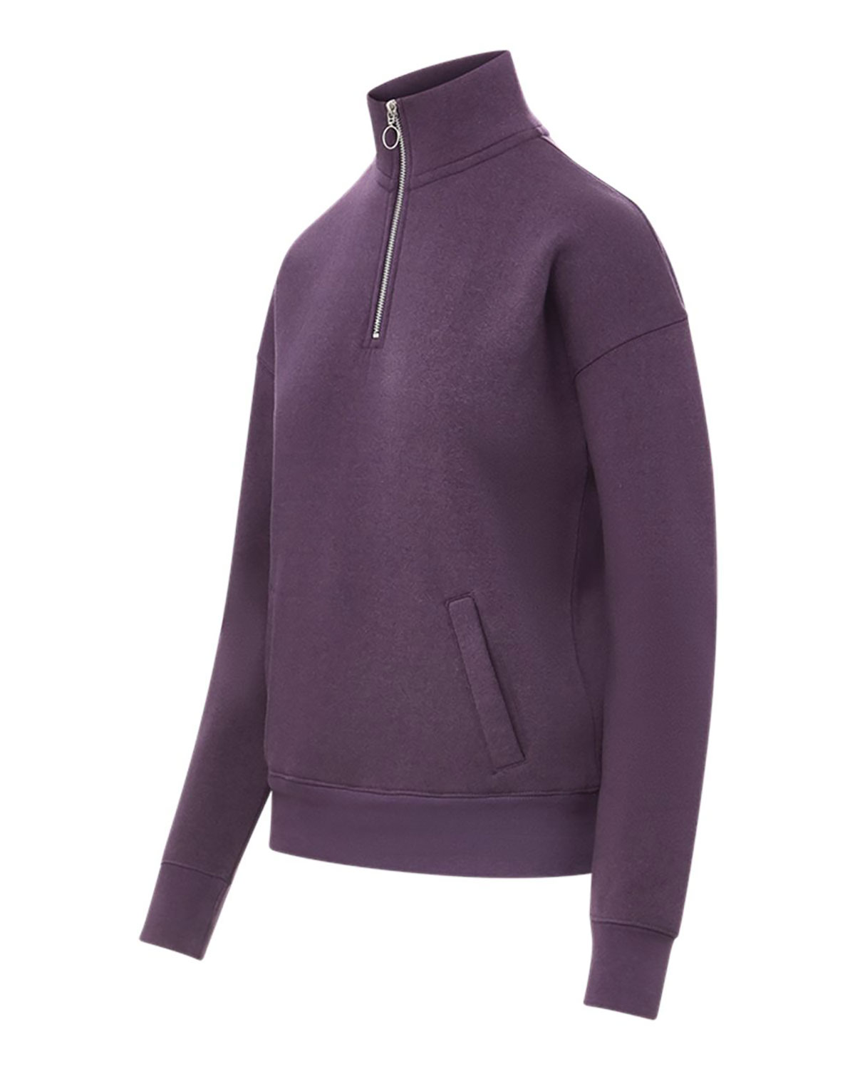MV Sport W20189 Women's Cloud Fleece Quarter-Zip Sweatshirt view 3