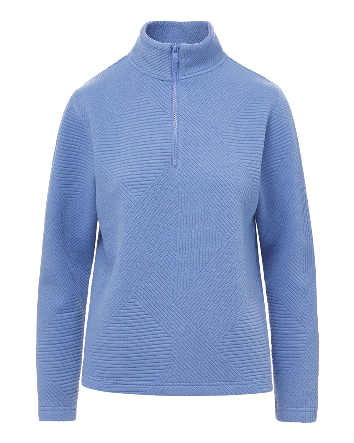MV Sport W25145 Women's Zelda Zig Zag Quarter-Zip Pullover