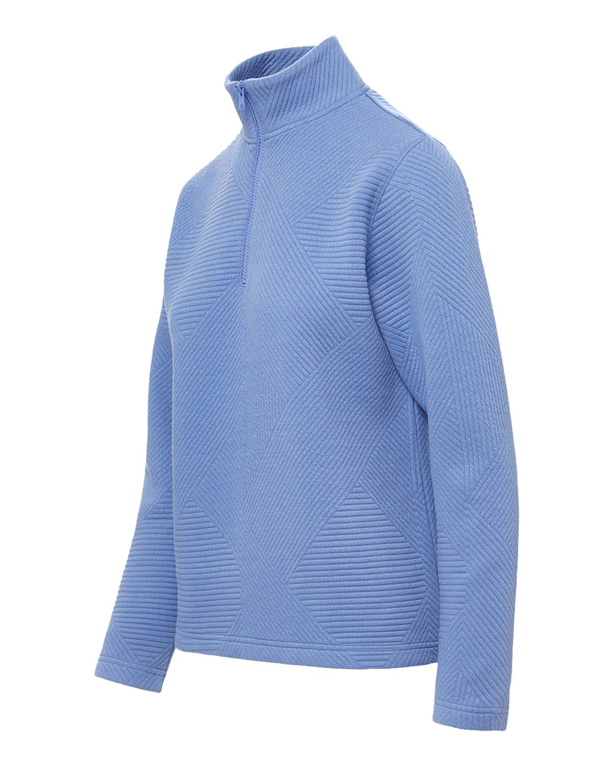 MV Sport W25145 Women's Zelda Zig Zag Quarter-Zip Pullover view 3