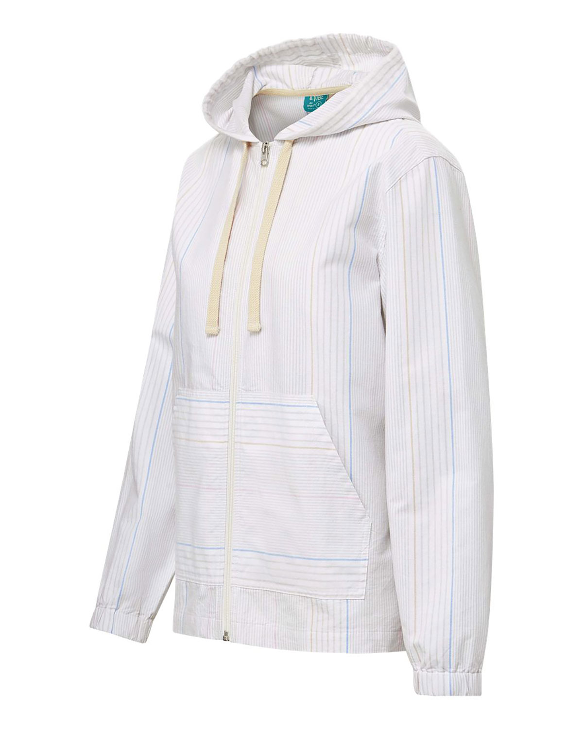 MV Sport W25605 Women's Mood & Vibe� Poplin Jacket view 3