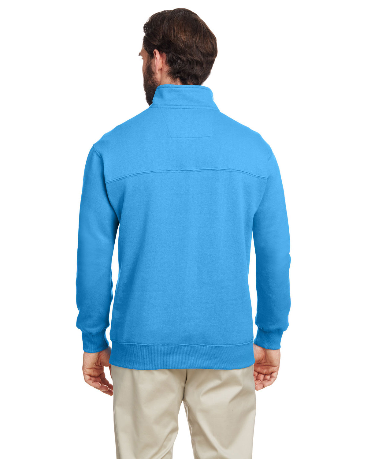 Nautica N17176 Men's Anchor Fleece Quarter-Zip Pullover view 2