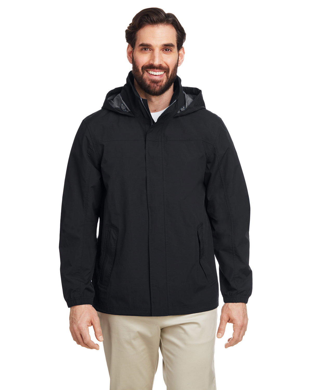 Nautica N17182 Men's Voyage Hooded Rain Jacket
