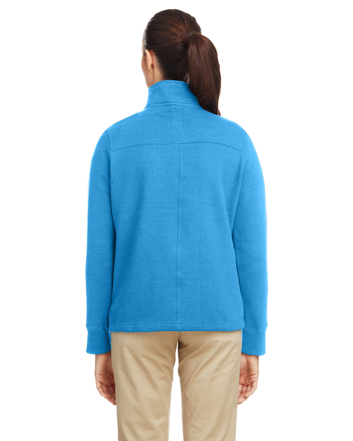 Nautica N17397 Women's Anchor Fleece Quarter-Zip Sweatshirt view 2