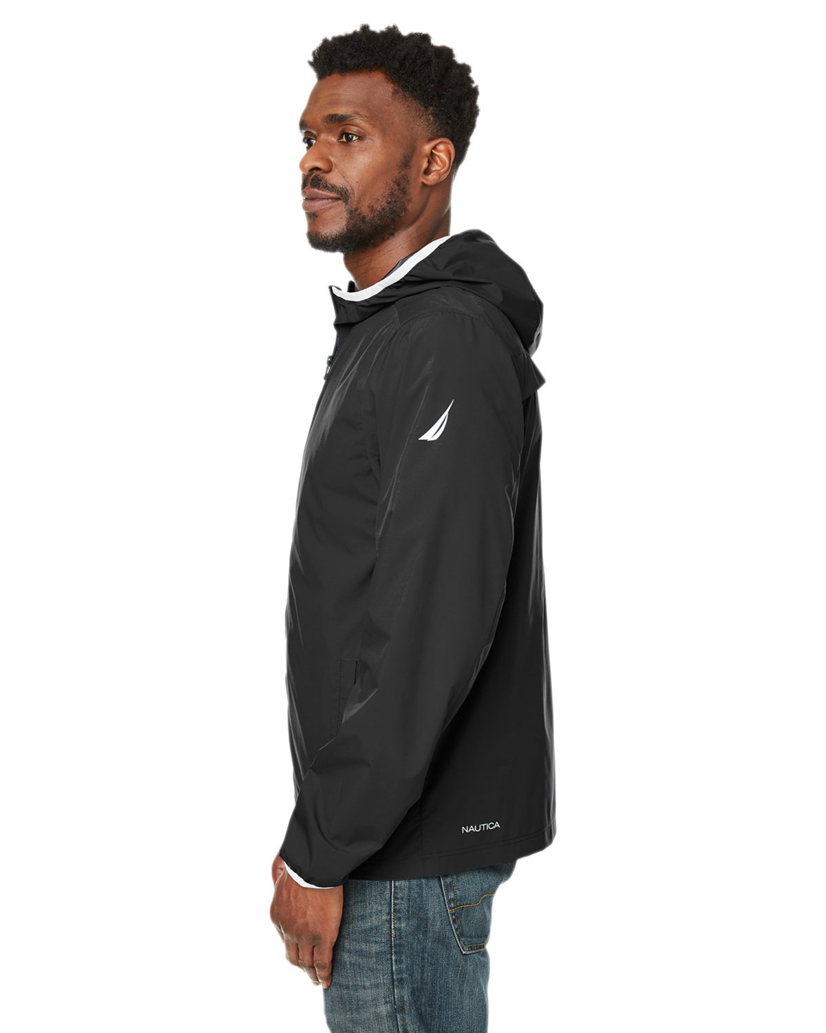 Nautica N17926 Men's Stillwater Hooded Windbreaker view 3