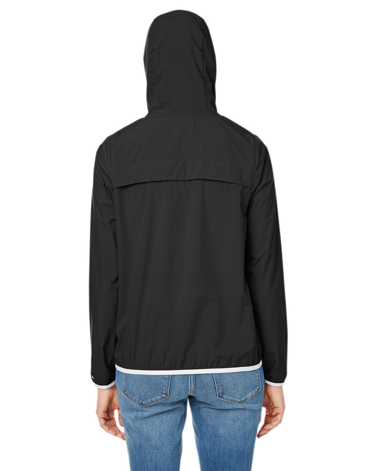 Nautica N17927 Women's Stillwater Hooded Windbreaker view 2