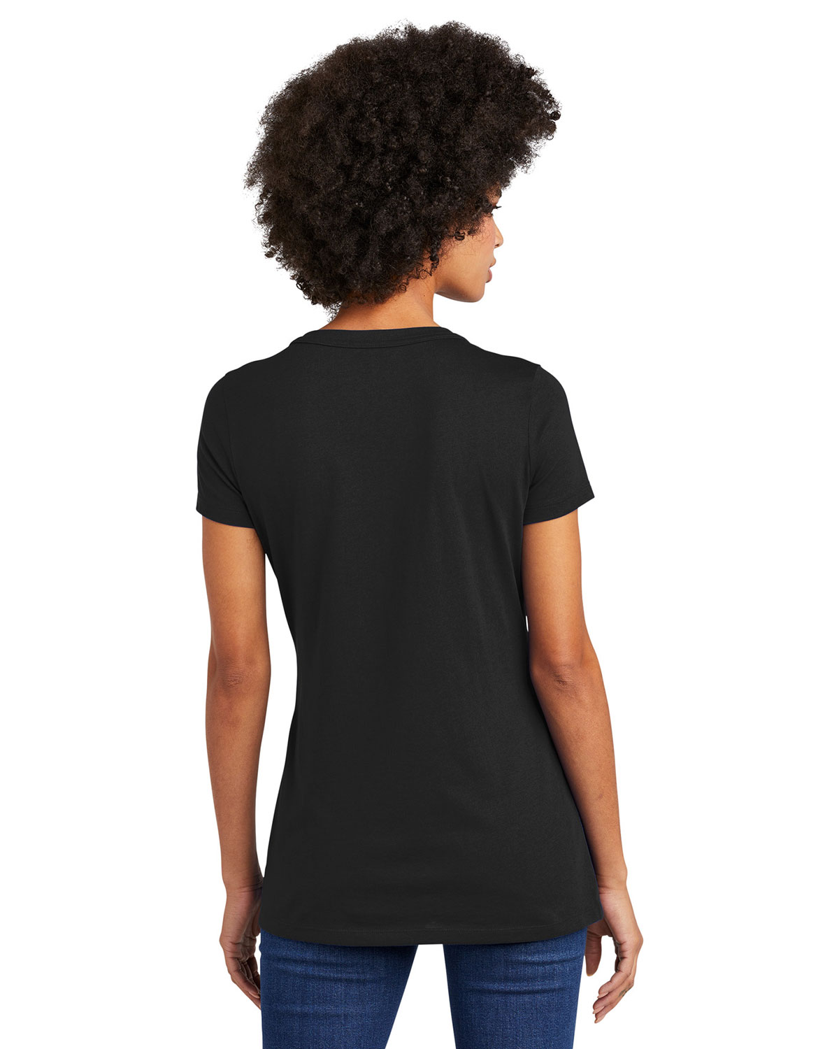 New Era LNEA101 Women's Heritage Blend V-Neck Tee view 2