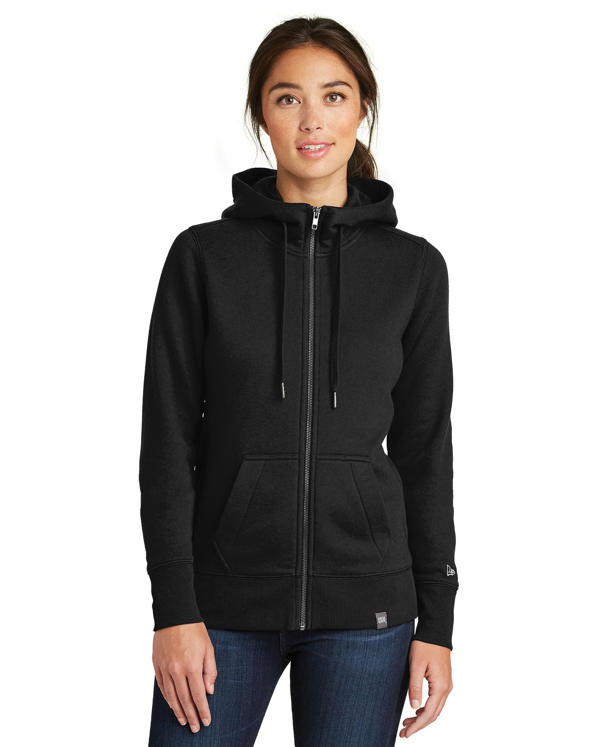 New Era LNEA502 Women's French Terry Full-Zip Hoodie