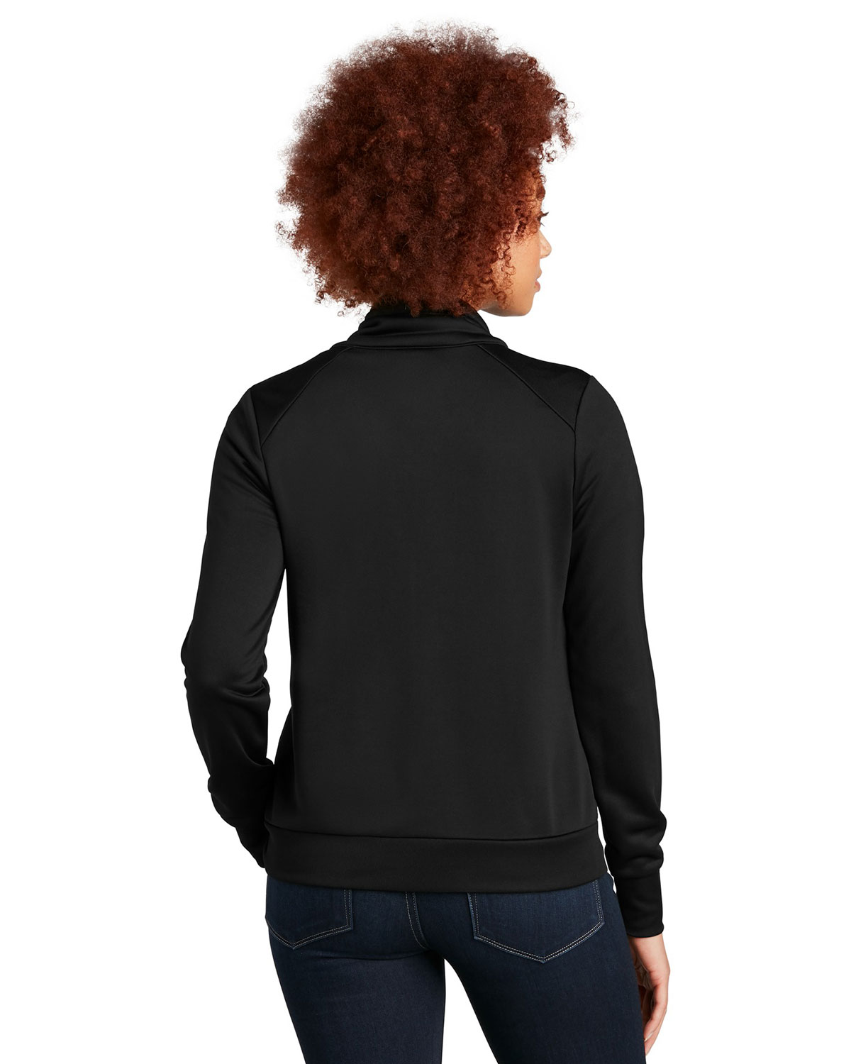New Era LNEA530 Women's Performance Terry Full-Zip Cowl view 2
