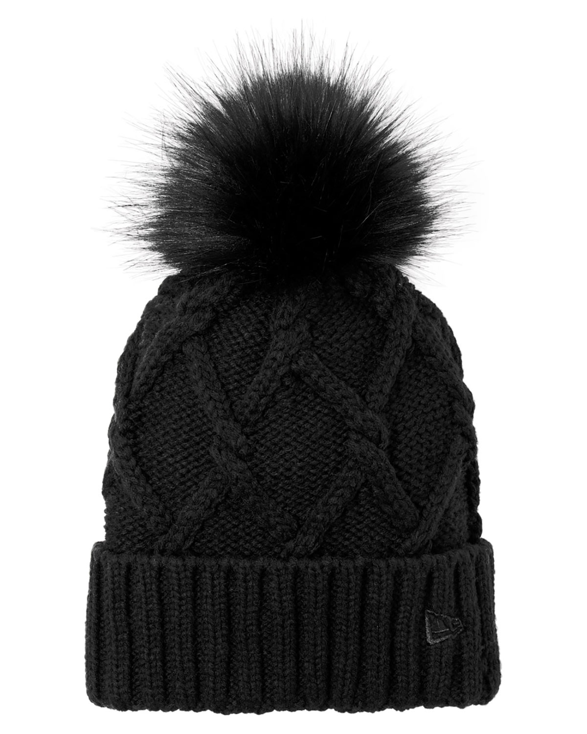 New Era NE911 Faux Fur Pom Beanie
