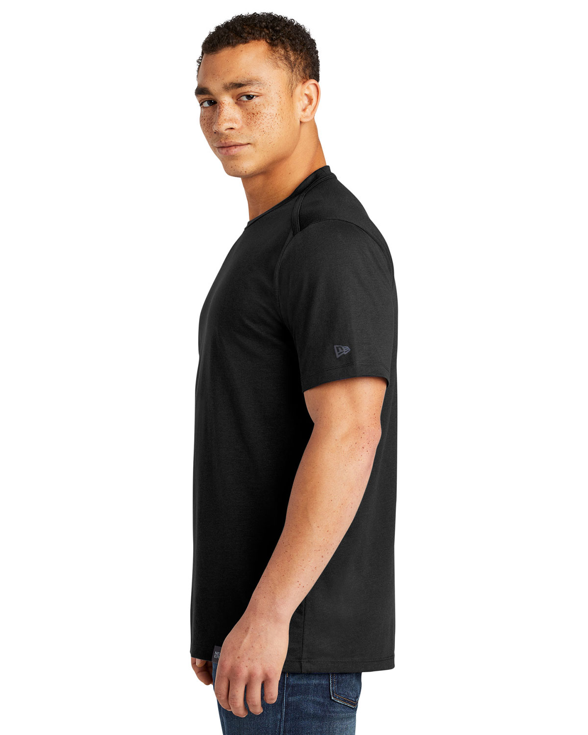 New Era NEA100 Heritage Blend Crew Tee view 3