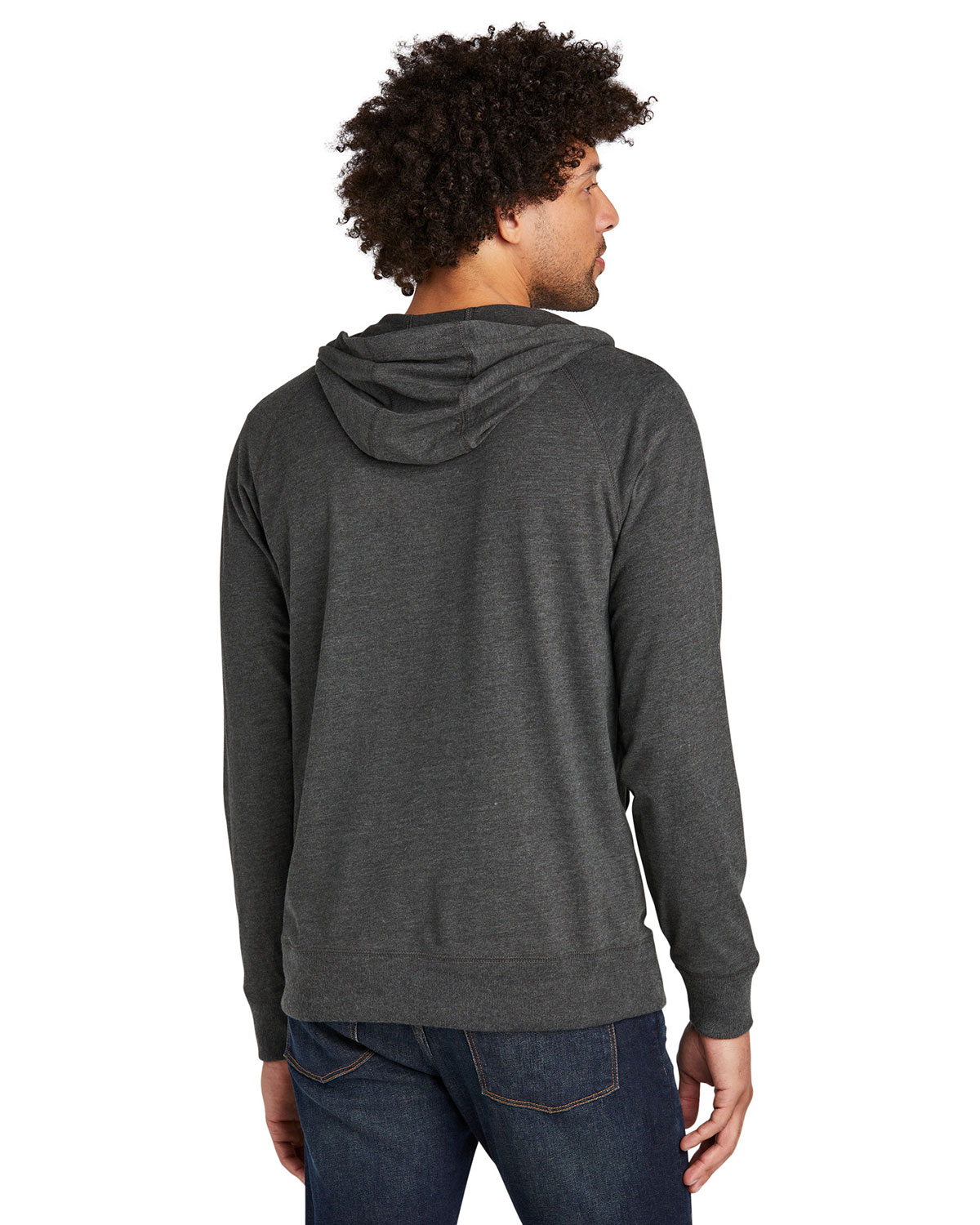 New Era NEA122 Sueded Cotton Blend Full-Zip Hoodie view 2